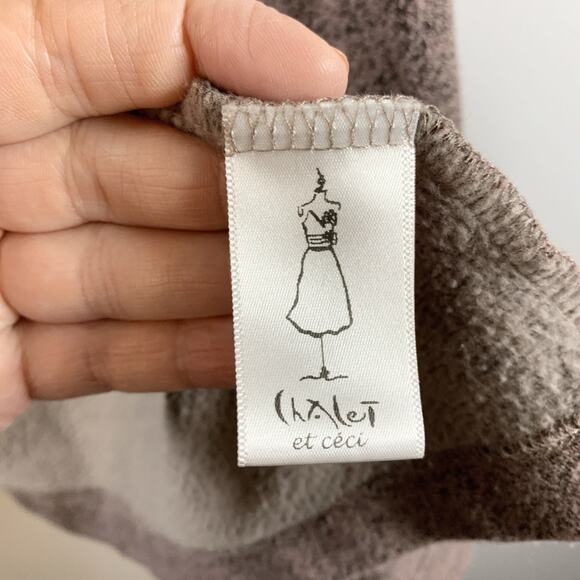 Chalet et Ceci Women Open Front Sleeveless Cardigan Sz L Lagenlook Boho Knit USA - Picture 9 of 12